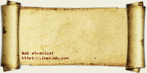 Anica Balzamović vizit kartica